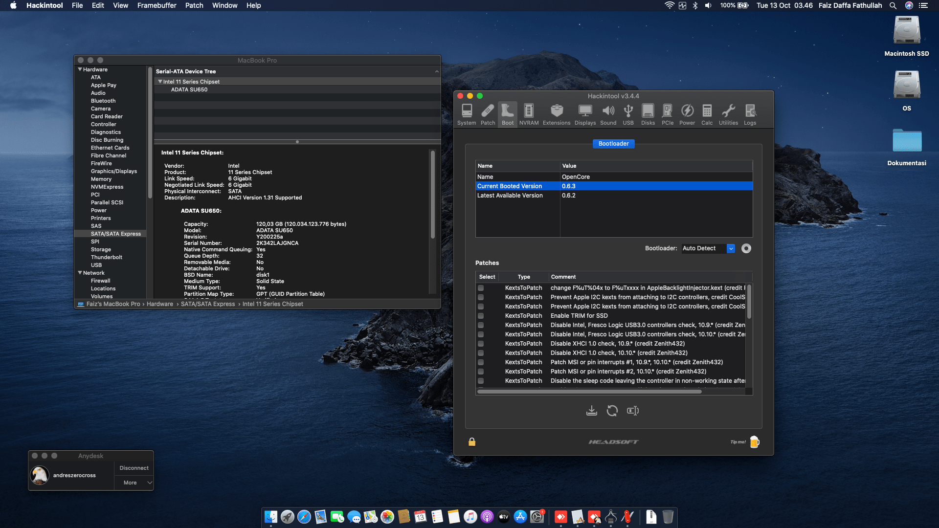 Asus ROG GL503GE EN023T 2nd [CoffeeLake   Intel UHD 630 + I2C]   OpenCore 8